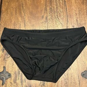 Todd Sanfield Deep Swim Briefs Size L Black